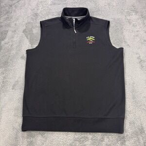 U.S. Open Torrey Pines‎ Bermuda Sands 1/4 Zip Vest Men L Black Sleeveless 121st